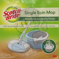 Scotch-Brite Single Spin Mop 360° Easy All-Around Cleaning Laundry & Equipment
