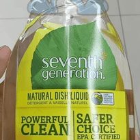 Seventh Generation Natural Dish Liquid Fresh Citrus And Ginger Scent 25 Oz. Household Supplies