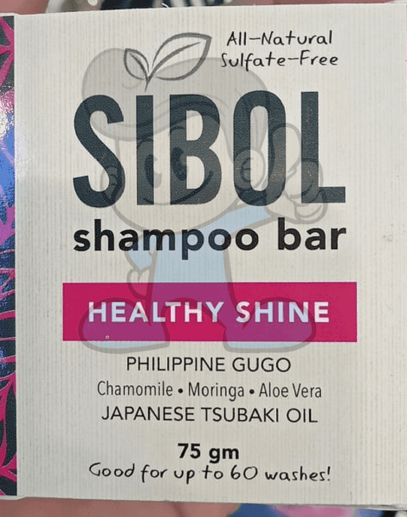 Sibol All Natural Healthy Shine Shampoo Bar 75G Beauty