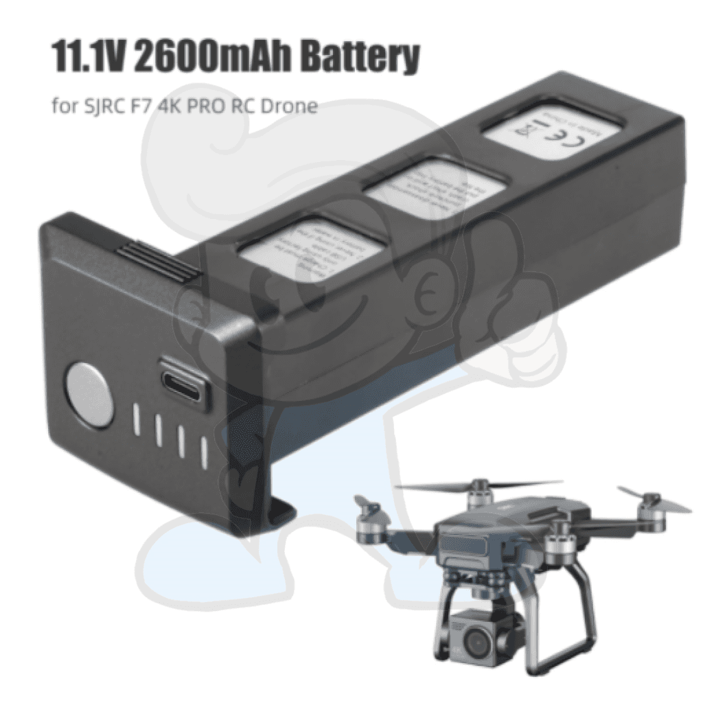 Sjrc F7 4K Pro Rc Drone 11.1V 2600Mah Rechargeable Lithium Battery Electronics Accessories