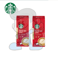 Starbucks Toffee Nut Latte Limited Edition Premium Mixes Arabica Instant Coffee (2 Boxes) Groceries