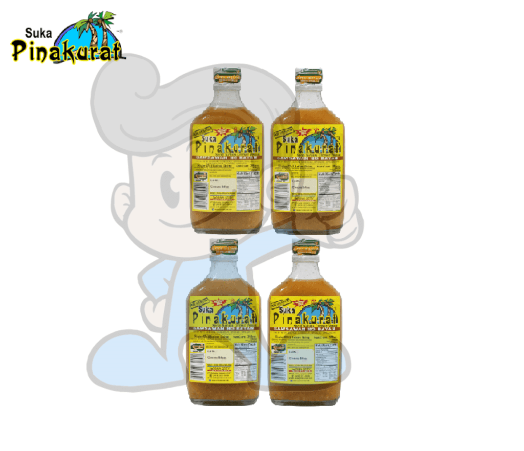 Suka Pinakurat Spiced Natural Coconut Vinegar (4 X 250 Ml) Groceries