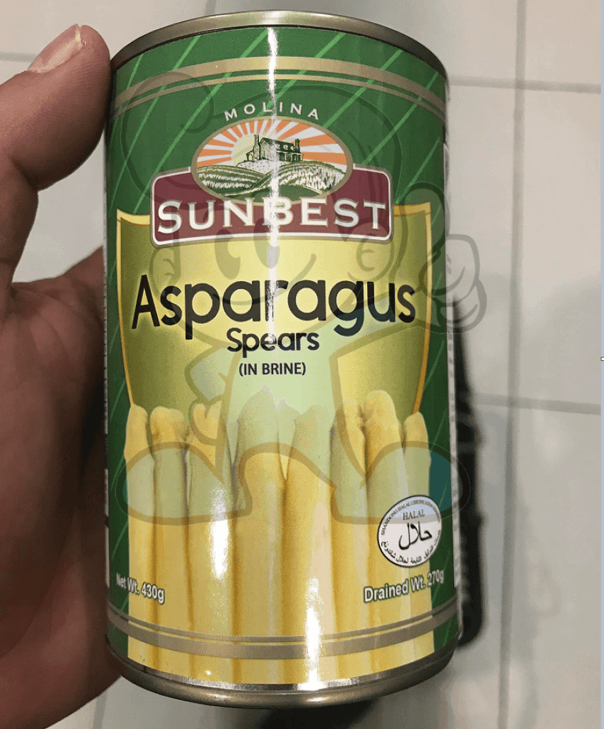 Sunbest Asparagus Spears (2 X 430G) Groceries