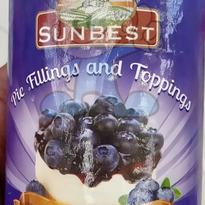 Sunbest Blueberry Pie Fillings And Toppings (2 X 595 G) Groceries