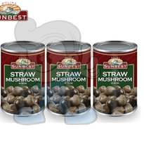 Sunbest Straw Mushroom In Brine (3 X 425 G) Groceries