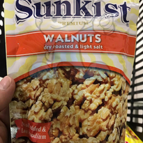Sunkist Premium Walnuts Dry Roasted And Light Salted 120G Groceries
