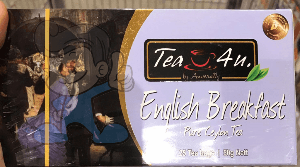 Tea 4 U English Breakfast Pure Ceylon (2 X 50 G) Groceries