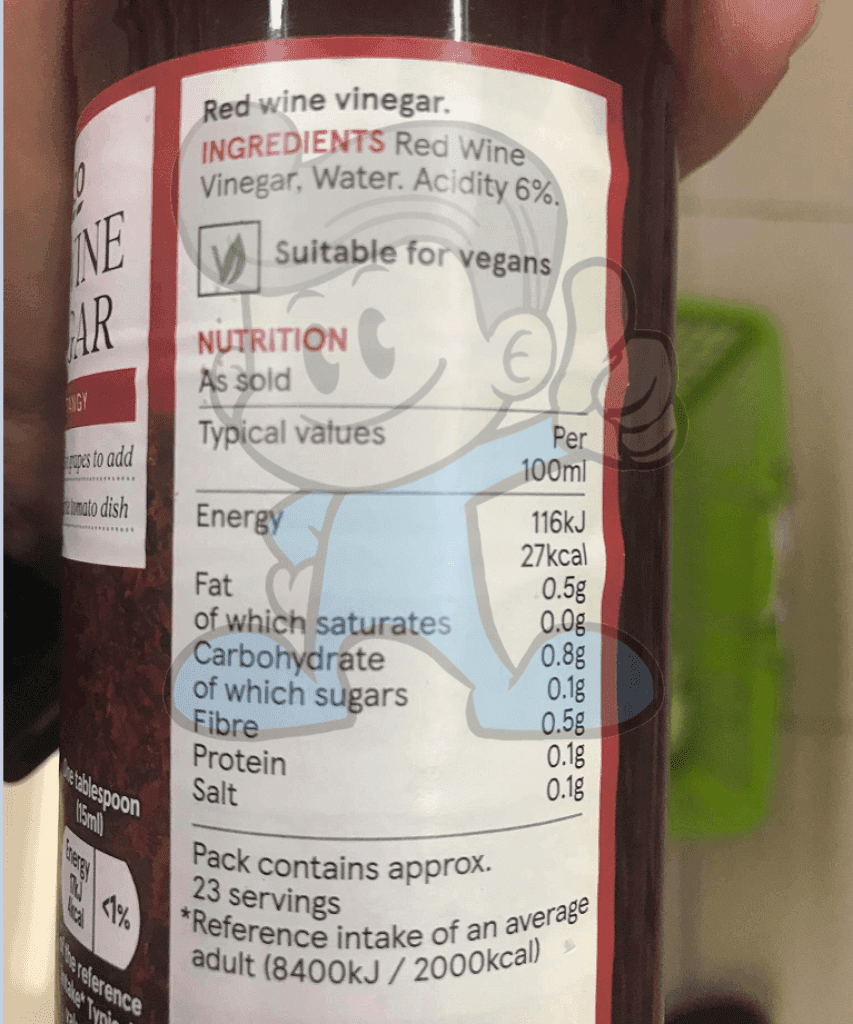 Tesco Red Wine Vinegar (2 X 350Ml) Groceries