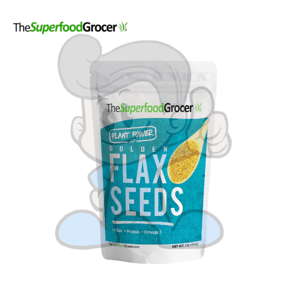 The Superfood Grocer Golden Flax Seeds 1Lb. Groceries