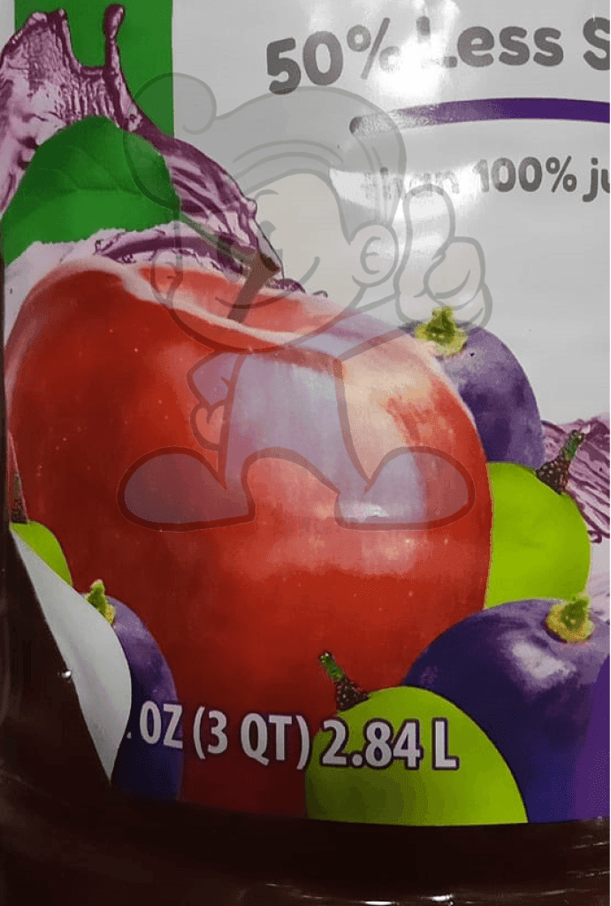 Tree Top Fruit Plus Water 50% Less Sugar Grape Juice 2.84L Groceries