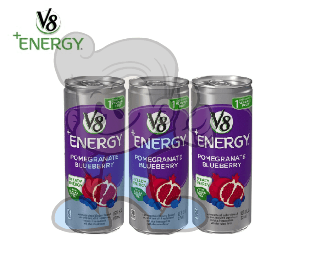 V8 Energy Pomegranate Blueberry (3 X 237 Ml) Groceries