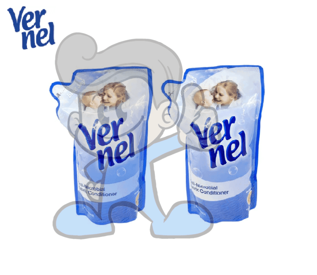 Vernel Anti-Microbial Fabric Conditioner Blue Sky (2 X 1L) Household Supplies
