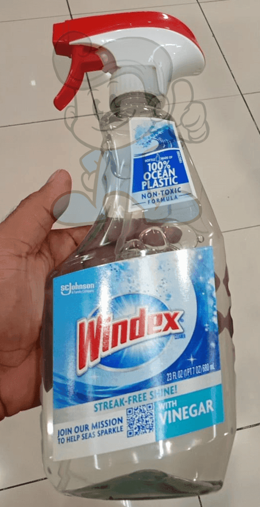 Windex Streak-Free Shine Glass Cleaner With Vinegar (2 X 680 Ml) Household Supplies