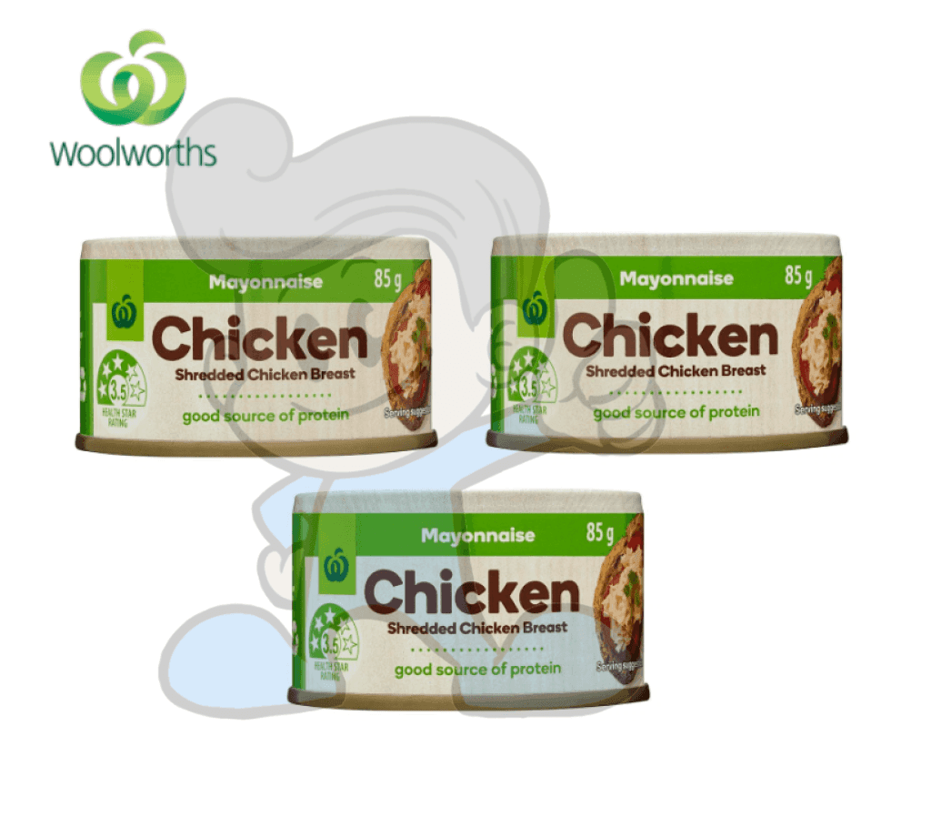 Woolworths Chicken Mayonnaise (3 X 85G) Groceries
