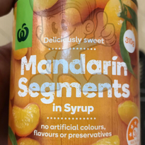 Woolworths Mandarin Segments In Syrup (2 X 310 G) Groceries